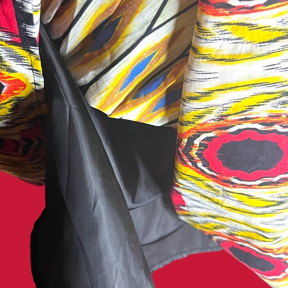 Connection 18 Graphic Print A Line Skirt Size M New W Tags - Picture 2 of 8